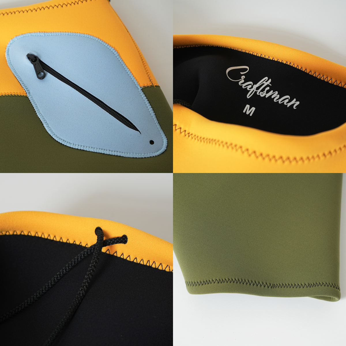 【年に1度のセミオーダーキャンペーン】 CRAFTSMAN WETSUITS Neoprene Trunks 2mm ポケットあり ジャージー ネオプレーン トランクス ウェットパンツ ウェットスーツ サーフィン 日本製
